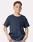 Gildan Youth Heavy Cotton Crewneck Short Sleeve T-Shirt for School Events & Casual Wear Everyday Cotton Tee